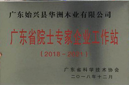 喜訊！華洲木業(yè)獲批建立廣東省院士專家（企業(yè)）工作站(圖1)