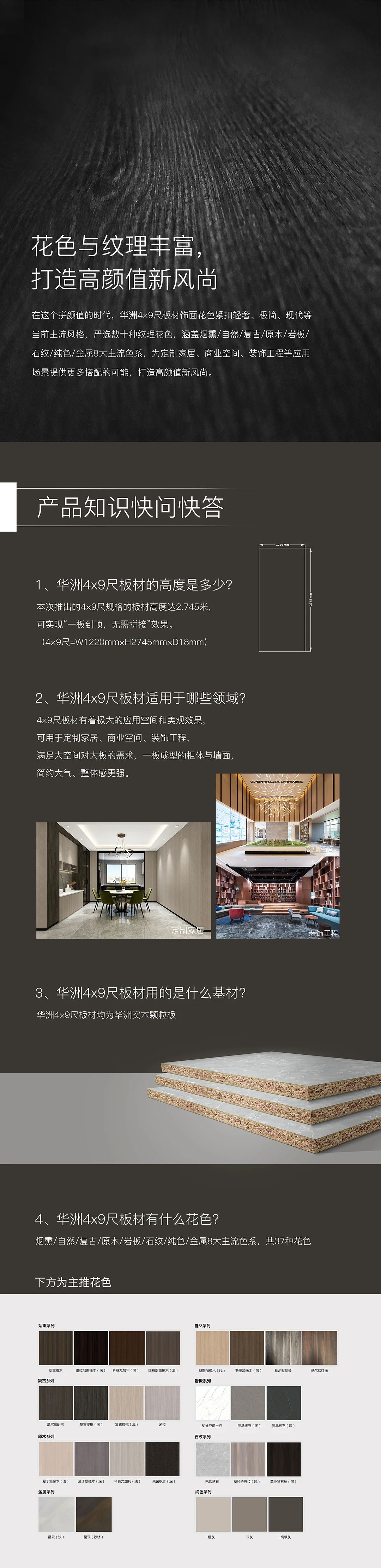 新品發(fā)布  華洲Max+板材系列，享受一板到頂?shù)耐昝?圖4)